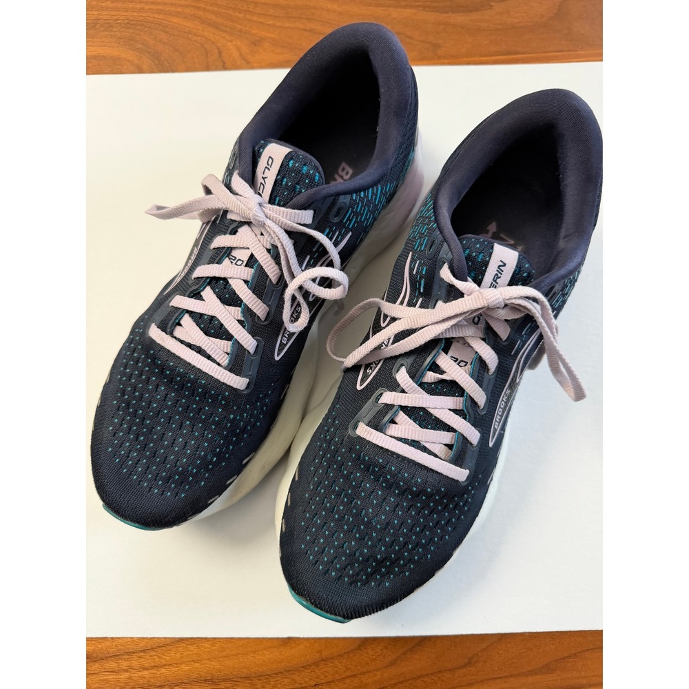 Brooks Glycerin 20 Womens Running Shoes Peacoat Ocean Wide Size 10 - Picture 2 of 15